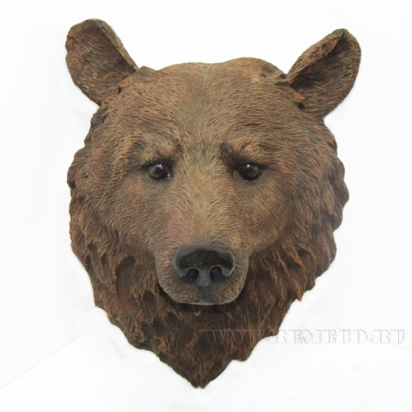 Фигура декоративная садоваяГолова медведя, L34W23H42 оптом