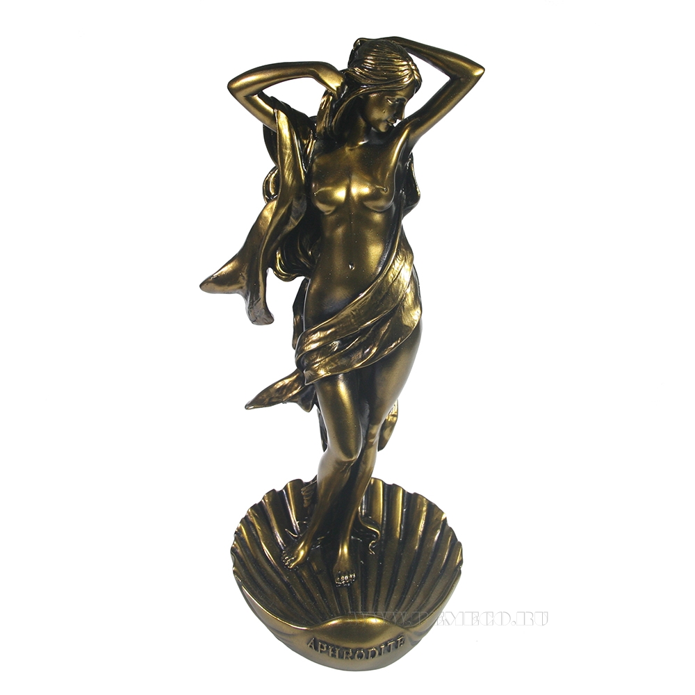 Фигура декоративная Афродита (золото) L12,5W13H31 оптом